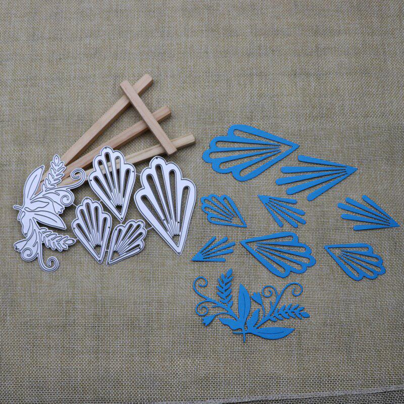 Цветок Лист Металлические Штампы Растение Сделай Сам Скрапбукинг Фотоальбом Декор Тиснение Бумага Картон Ремесла