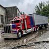 1:24 Peterbilt 389 Седельный Тягач Полуприцеп Сплав Металл Литье под Давлением Модель Автомобиля Домашний Декор И Коллекционирование Хобби Дисплей Подарки