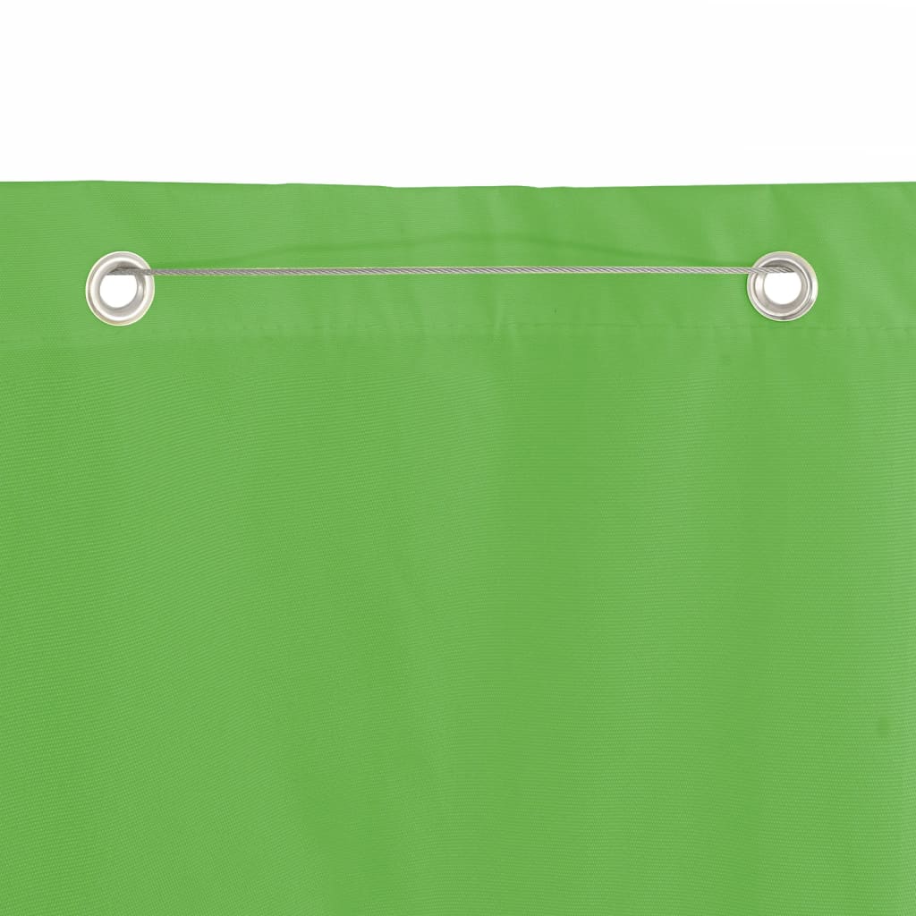 Balcony Privacy Screen Light Green 100 x 240 cm Oxford Fabric