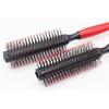 Roll Brush Hair Comb Red Handle Round Wavy Curly Styling Care Curling Beauty Profession Barber Salon Styling Tools