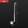 Stainless Steel Long Handle Ounce Spoon with Hook for Soup, Milk Tea, and Porridge