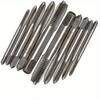 10PCS/Set M3 M4 M5 M6 M8 Machine Spiral Point Straight Fluted Screw Thread Metric Plug Hand Tap Drill