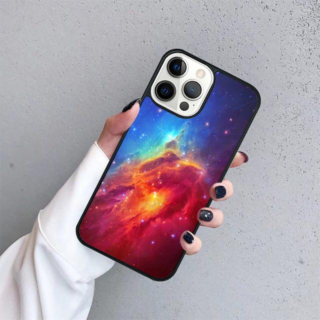 Туманность Звезды в Космосе Бесконечность Чехол для Телефона для iPhone 17 Air 15 16 14 13 12 Pro Max 11 Pro Max Plus