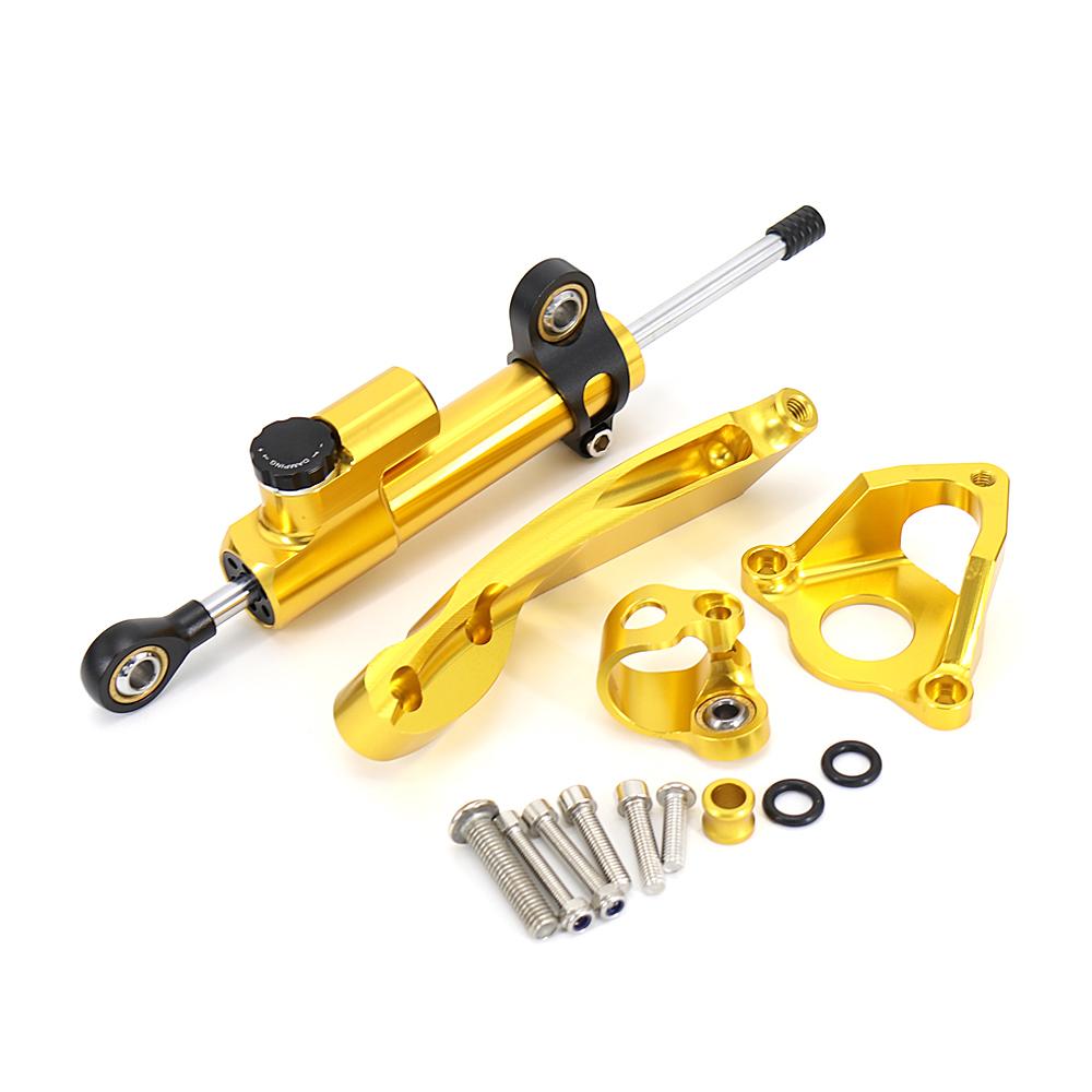 Для Honda CBR600RR CBR 600 RR 600RR 2007-2016 Алюминиевый CNC Кронштейн крепления демпфера стабилизатора руля для мотоциклов Комплект крепежа