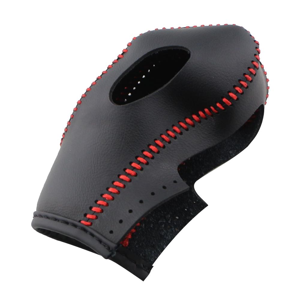 AT Кожаные Чехлы на Ручку Переключения Передач для Ford Focus 3 MK3 2013 - 2018 New Fiesta MK7 2009 - 2015 Ecosport 2012 - 2017