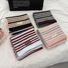 Colorful Striped Korean Style Scarf: Warm, Windproof Autumn & Winter Accessory for Students