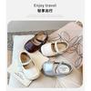 Girls' square-toed leather shoes2026Spring and summer new solid color woven dance performance shoes for girls, available in small, medium, and large