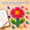 Transparent Magnetic Cubes Construction Toy Geometric Children's Educational Toy  Children