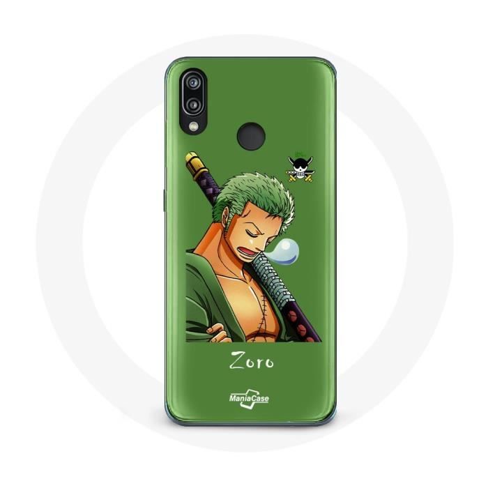 Coque - Huawei - P20 Lite - One Piece Manga Zoro - Souple - Protection Synthétique