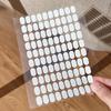 100 шт. Двусторонний скотч для подставок для нейл-арта, фиксация тренировочной базы, гелевый скотч без следов для носимых накладных ногтей и демонстрационных карточек