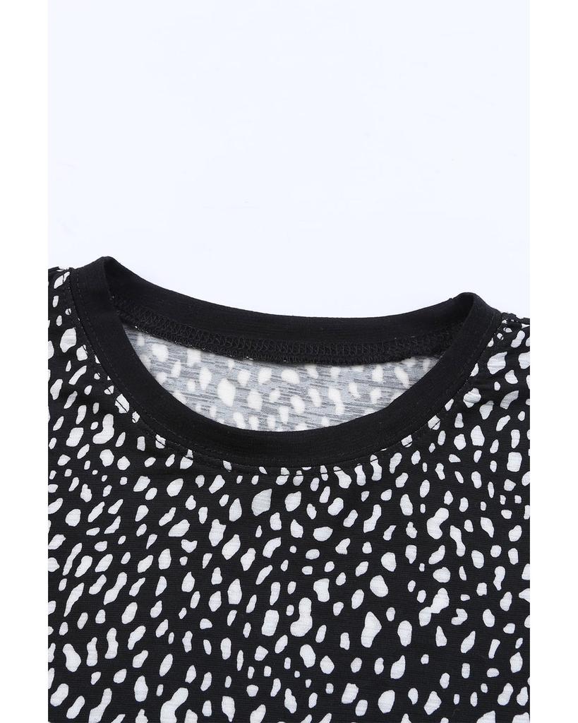 Azura Exchange Футболка с коротким рукавом с принтом гепарда