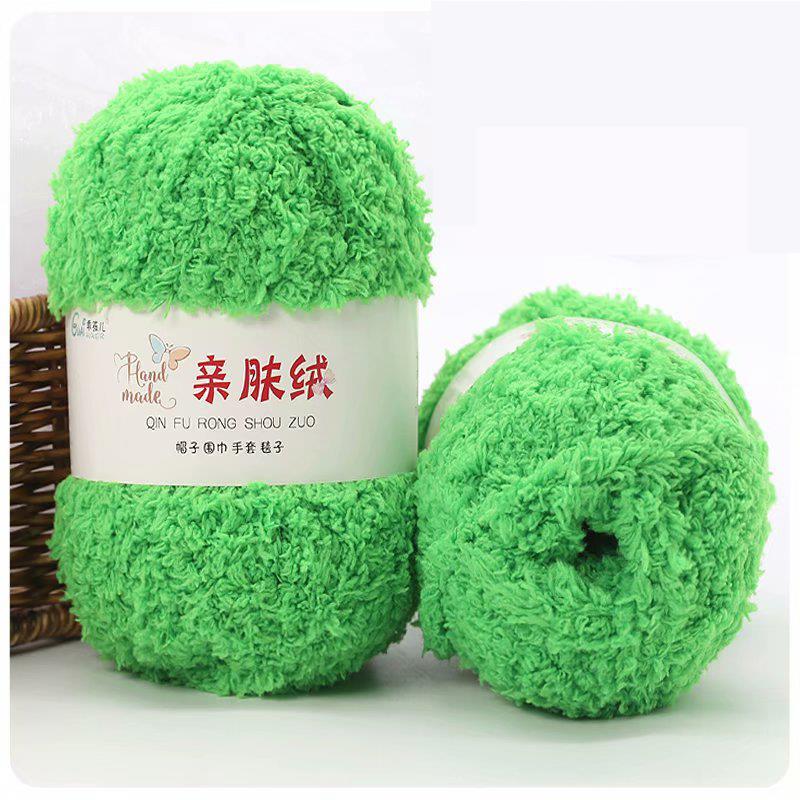 50 г/упаковка пряжи синель мягкая тонкая коралловая бархатная пряжа для полотенец для вязания крючком пряжа для ручного вязания крючком свитера своими руками куклы