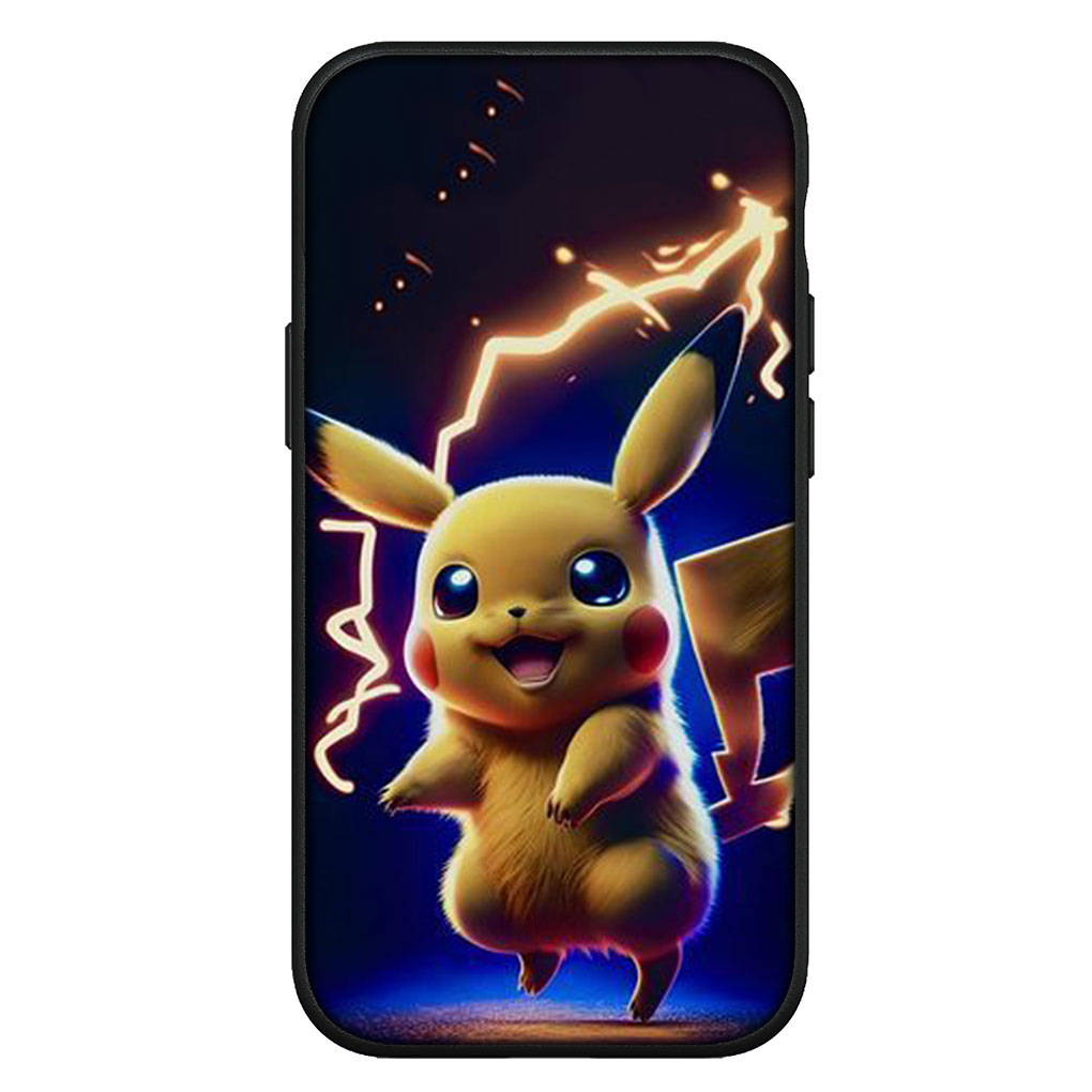 Чехол для iPhone 16 15 Xiaomi Redmi Note 14 13 12 11 Pro Max X 8 9 16e Samsung Galaxy S25 S24 S23 Moto OPPO Huawei Cool Pokemon Go Pikachu Phone Case