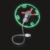 Компактный USB-вентилятор с часами 1PS, светодиодным дисплеем времени, гибкое мини-охлаждение, управление с помощью переключателя, энергоэффективность.