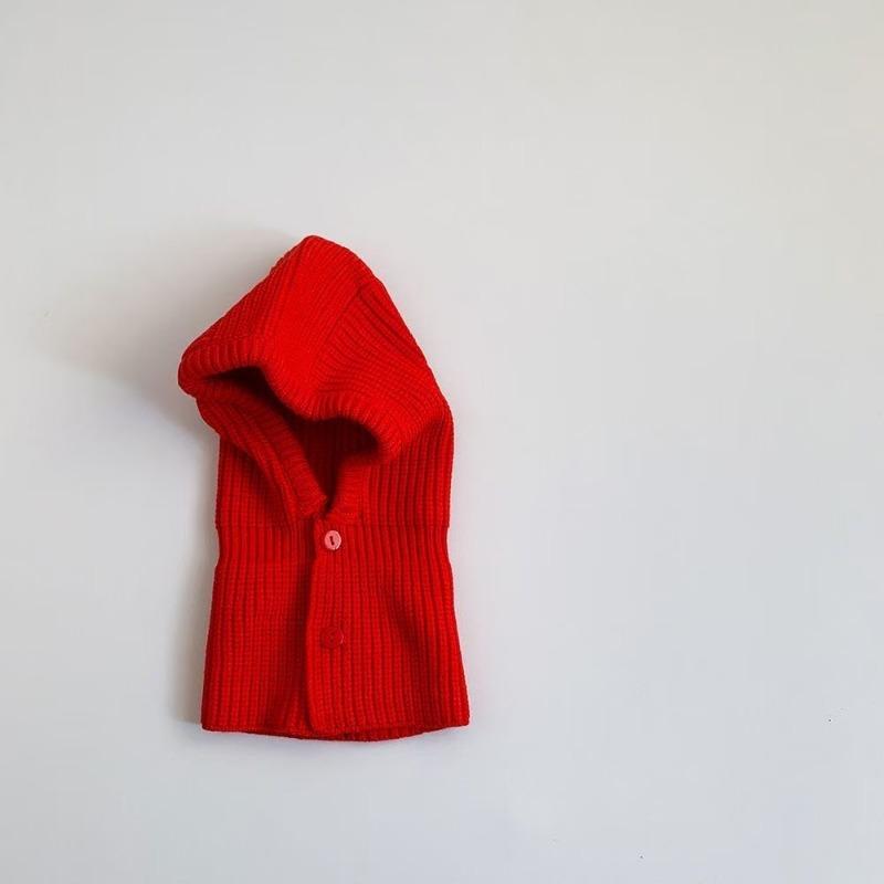 Осень и зима новый однотонный теплый с защитой ушей детская шапка однотонная для мальчиков и девочек ветрозащитная детская шерстяная вязаная шапка