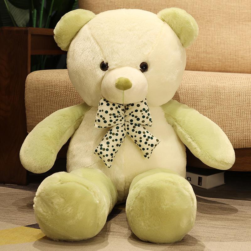 Large bow tie bear doll plush toy teddy bear stuffed bear hug panda doll birthday gift
