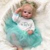 48cm Full Silicone Body Reborn Doll Meadow So Truth Like Newborn Babies Doll Handmade 3D Painted Skin Veins Visible Rebirth Doll Kid's Christmas Gifts
