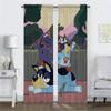 Kitchen Curtains for Living Room Curtain B-BlueyS Shades Anti-mosquito Curtains 2 Pieces Partition Blinds Halloween Decoration