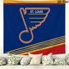 St. Louis Blues Logo Wall Tapestry Aesthetic Wall Hanging Printed Fabric Blanket Decorative Tapestries for Bedroom Living Room Home Decor