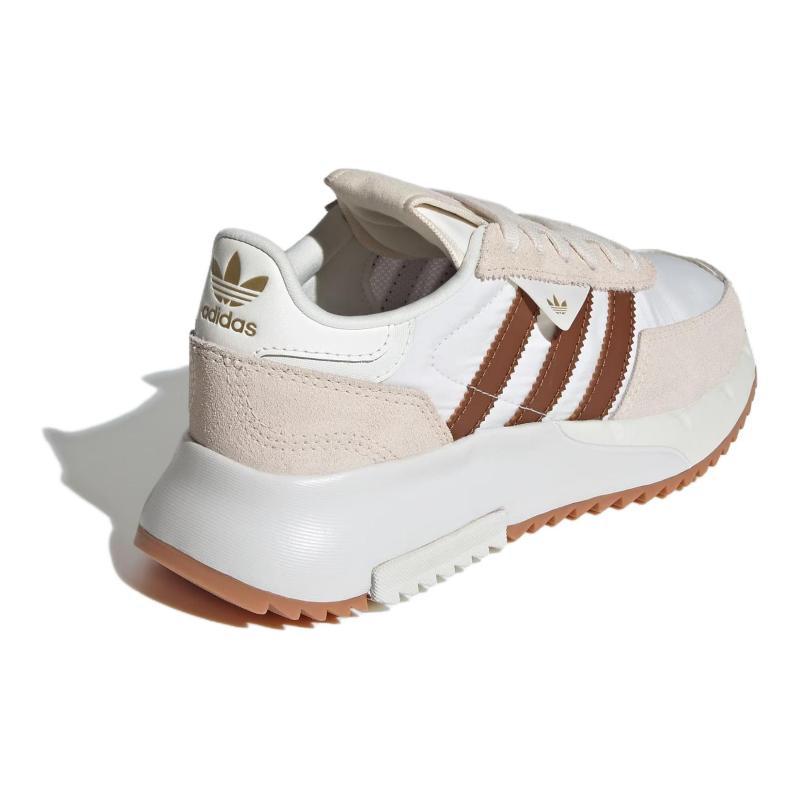 adidas Оригинальные Retropy F2 Износостойкие Низкие Кроссовки для Детей Белый Умбра Детские Кроссовки JR5159