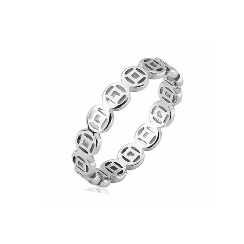 Qian Duoduo copper coin rings are wholesale in a large number of spot factories, with personality meaning to attract wealth and transshi