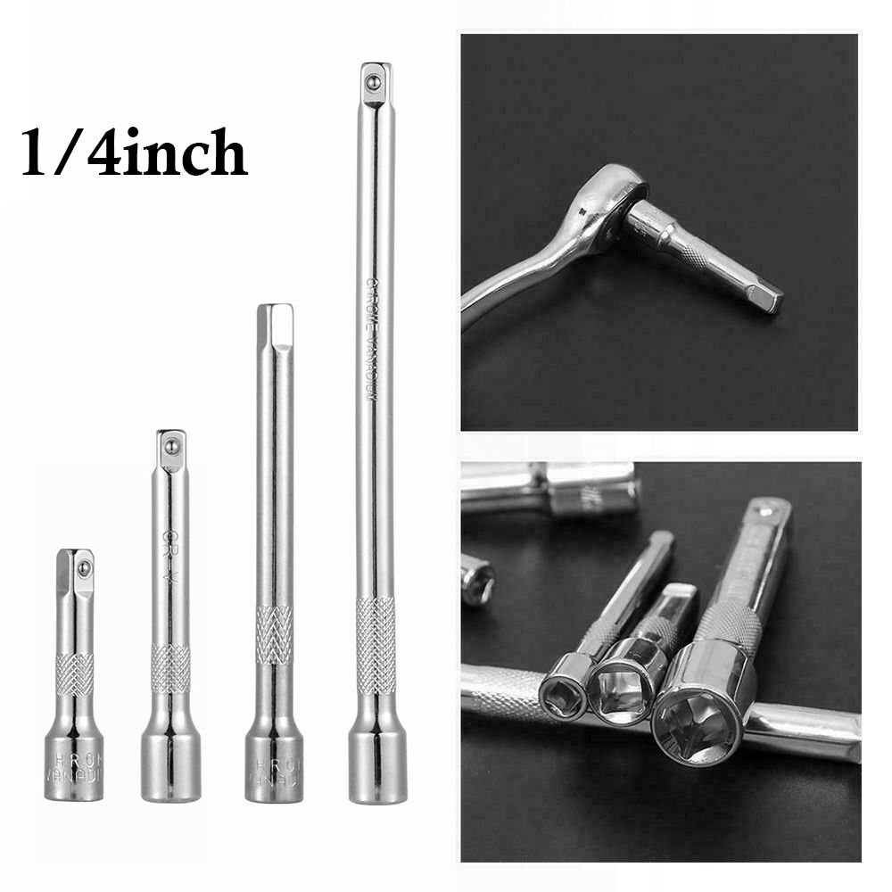 New Wrench Anti-fall Improved Extender Extension Bar 1/4" Shank Drive Ratchet Socket