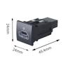 Для VW Golf 6 Jetta 5 MK5 Scirocco 06-12 QC3.0 Type C PD USB Быстрая автомобильная розетка-зарядное устройство Неразрушающая замена жгута проводов 12 В/24 В