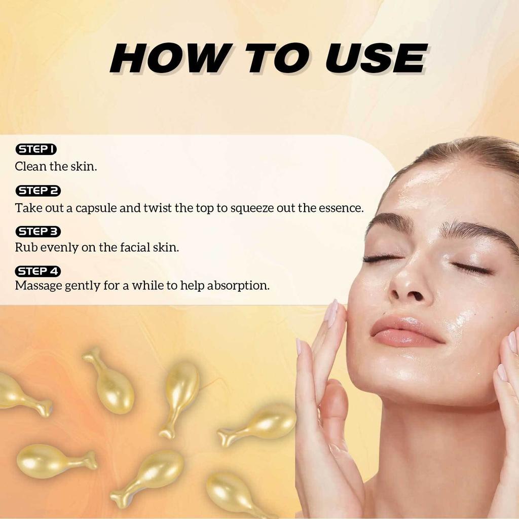 Капсулы ретинола Сыворотка с ретинолом 30 капсул Укрепляющая и увлажняющая сыворотка для лица Ежедневный уход за тонкими линиями и гладкой кожей, 10,5 мл