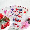 100pcs Rose Bagging Rose Bouquet Wrapping Sleeve Flower Transparent Packaging Wrappers  Christmas