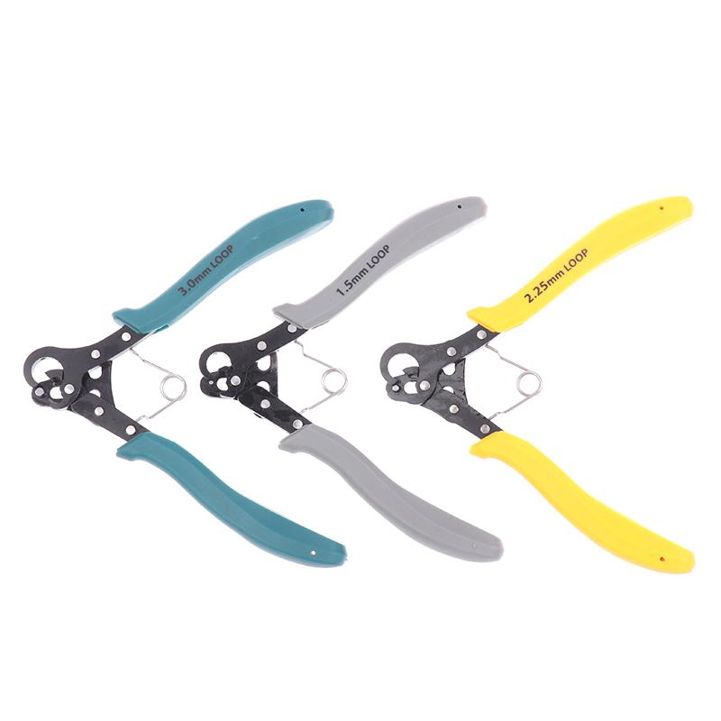 Набор плоскогубцев для прокатки проволоки 1,5/2,25/3 мм для намотки, гибки, ремонта проволоки, инструмент для изготовления ювелирных изделий, плоскогубцы с круглыми губками для обмотки проволочных колец