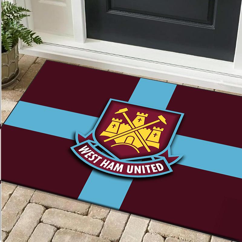 West Ham United Carpet, Chair Rug,Rug for Office Bedroom living rooms, Doormat decor Fan Gift Christmas Gift