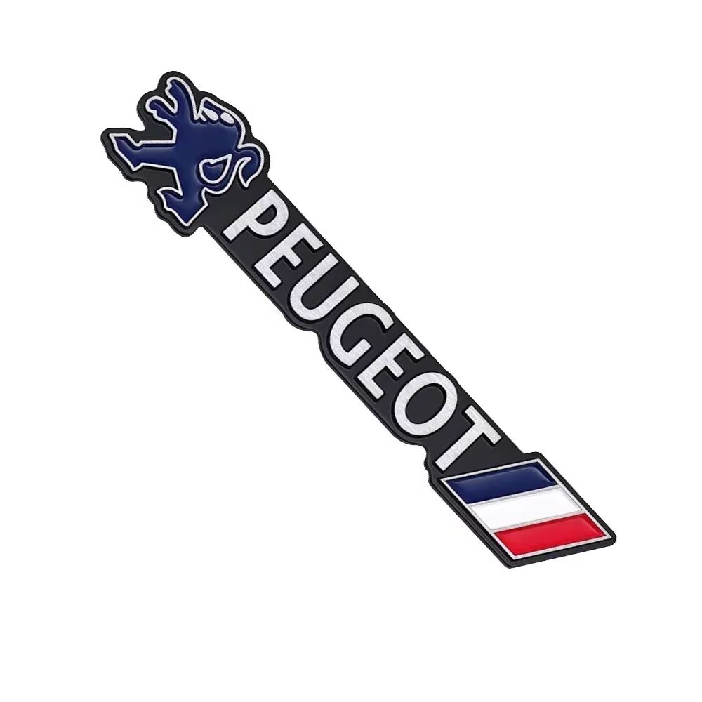 Car Fender Sticker Trunk Emblem Badge for Peugeot 3008 308 2008 208 408 4008 5008 307 508 206 207 506 407 301 Accessories