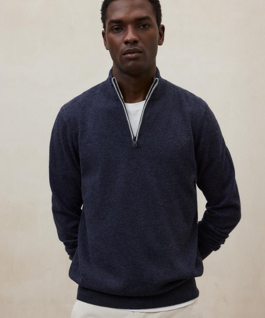 Ekoalpeu Men'S Navy Blue Larch Sweater