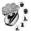 Solimpia 6-In-1 Electric Head Shaver for Bald Men 7 Blades Floating Razor Hair Trimmer USB Rechargeable LED Display Beard Shavers