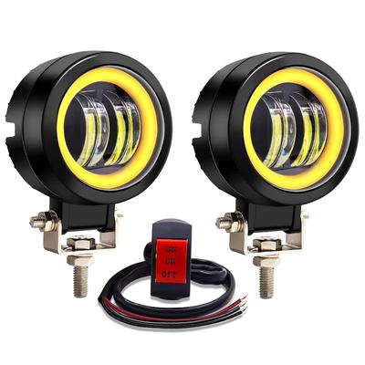 Aoling Мотоциклетная противотуманная фара LED с линией отсечки, Мотоциклетная противотуманная фара, LED кольцо кальмара, Мотоцикл
