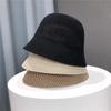 Bucket Hat Hollow Out Breathable Fisherman Cap Summer Wide Brim Sunscreen Hat For Women Girls