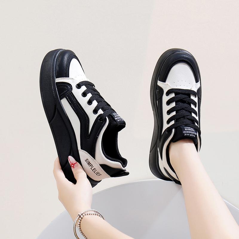 Мода весна осень женские кроссовки увеличивающие рост повседневная обувь мода лаконичные скейтборд обувь удобные повседневные кроссовки