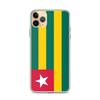 Coque iPhone - Drapeau Togo - iPhone 11 Pro Max - Souple - Multicolore - Silicone Transparent