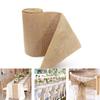 Rustic Burlap Table Runner - Solid Color for Wedding & Outdoor Party Decor