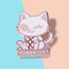 Cute Cat Enamel Purrruest Pin Brooch Badge Animal Accessories Jewelry Gift