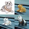 1pcs Shaking Bobble Head Panda Dog Animal Lucky Nodding Tiger Cute Toy Car Dashboard Ornaments Decor for Car Decoration