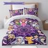 Комплект пододеяльника и наволочек Cardcaptor Sakura, мягкий, для спальни, декоративный -QJY
