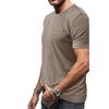 Fashion Men's Collision Round Neck Short-sleeved T-shirt Loose Versatile Tops Trend Casual Body Shirt