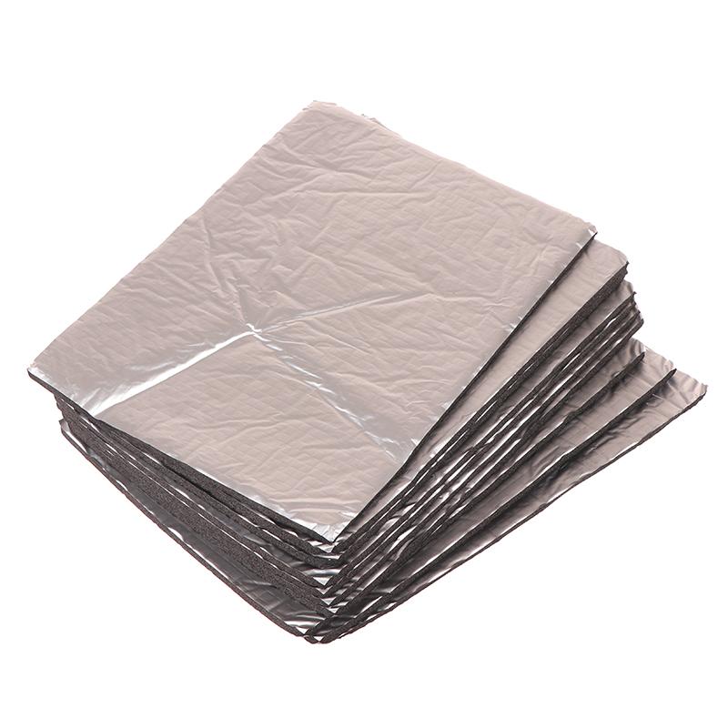 10 листов звукоизоляционного теплоизоляционного коврика для автомобиля, звукоизоляционного коврика для капота автомобиля