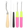 5PcsSet Latch Hook Tool Bent Tongue Crochet Needle Kit DIY Supplies for Knitting