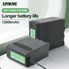 AJNWNM 12800mAh для NP-F980 NP-F970 NP F960 NP F970 Аккумулятор PD-30W