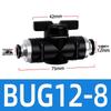 Pneumatic Hand Valve Set with Quick-Plug Connectors BUC 4/6/8/10mm