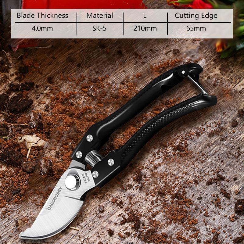 Садовые секаторы из нержавеющей стали Инструменты для обрезки Садовые инструменты Ножницы Резак Сбор фруктов Сорняки Домашние ветки в горшках Секатор