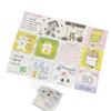 Waka Waka Hand-painted 60-Day Date Stickers Mini Paper Pad