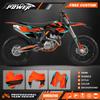 Powerzone Наборы индивидуальных командных наклеек для KTM 125 200 250 300 350 450 500 EXC XCW 2014-2016 SX SXF 2013-2015131